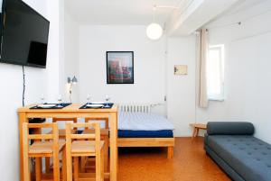 Гостиная зона в Appartement über dem Kino Toni