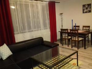 Posezení v ubytování Apartmán Hugo