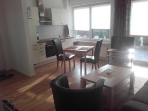 Kuchyň nebo kuchyňský kout v ubytování Ferienwohnung Berger