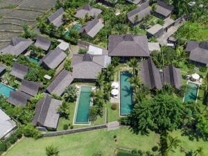 an aerial view of a villa in a resort at Villa Mannao Estate in Kerobokan