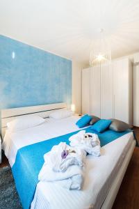 Posteľ alebo postele v izbe v ubytovaní Apartment Auretta