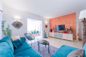 TV a/nebo společenská místnost v ubytování Luxury apartment Tara