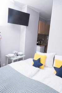Posteľ alebo postele v izbe v ubytovaní Morning Star Apartments