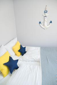 Posteľ alebo postele v izbe v ubytovaní Morning Star Apartments