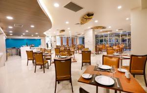Restaurace v ubytování Hotel Diego de Almagro Viña del Mar