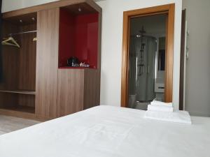 Kúpeľňa v ubytovaní Albergo Delle Alpi