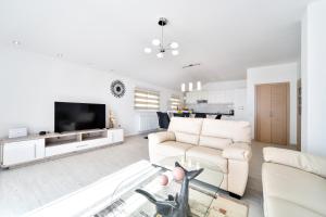 TV a/nebo společenská místnost v ubytování Apartman Novokmet-Crno