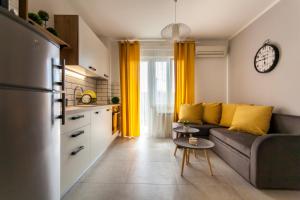 Kuchyň nebo kuchyňský kout v ubytování Apartment Katalea
