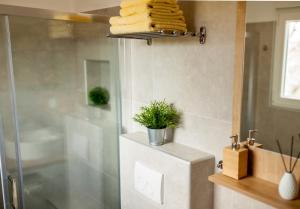 Koupelna v ubytování Apartment Katalea