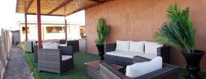 Istumisnurk majutusasutuses Hostal Pablito 2