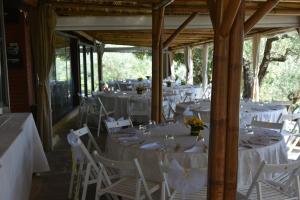 Restaurace v ubytování Poggio Alla Pieve Relais