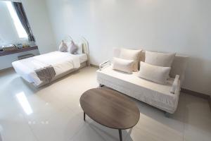 Voodi või voodid majutusasutuse Slow corner homestay toas