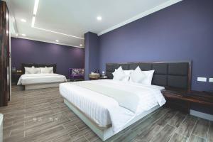 Voodi või voodid majutusasutuse Slow corner homestay toas