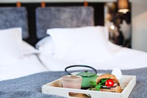Voodi või voodid majutusasutuse Hotell Borgholm toas