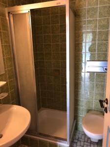 Koupelna v ubytování Hotel Pflieger