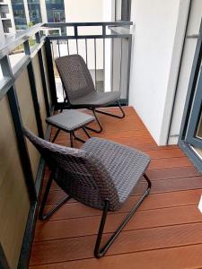 Balkón nebo terasa v ubytování Little Romance in Bratislava