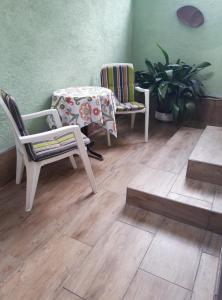 Posezení v ubytování Agave Apartman