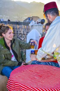 Os clientes hospedados em Riad Dari