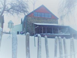 La ferme de Bertogne v zimě