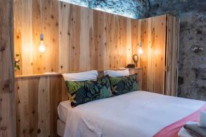 Cama ou camas em um quarto em Casa Do Populo