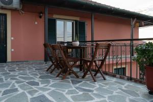 Balkón nebo terasa v ubytování Coralli Pentati 1 "Dimitris Apartments"