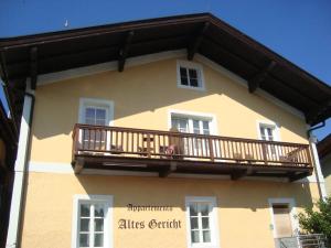 Balkón alebo terasa v ubytovaní Appartements Altes Gericht