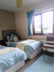 Shepherds Lodge B&B 객실 침대