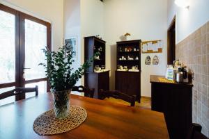 Agriturismo La Sorgente的厨房或小厨房