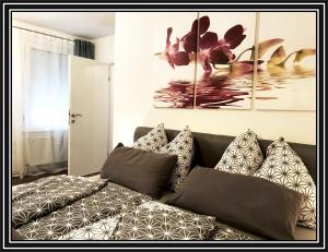 Postel nebo postele na pokoji v ubytování Sankt Veit Apartment