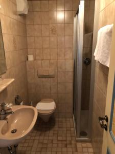 Koupelna v ubytování Hotel Pflieger