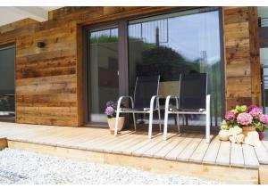 Uma varanda ou terraço em Alps Tux