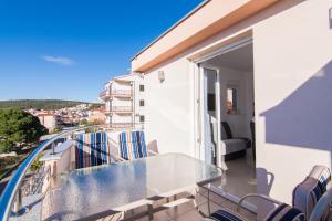 Balkón alebo terasa v ubytovaní APARTMENT ABA