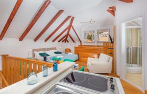 Et opholdsområde på Apartments Feri + 61 billeder