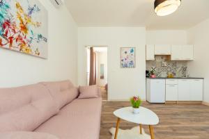 Kuchyň nebo kuchyňský kout v ubytování Holiday Apartments Dubrovnik