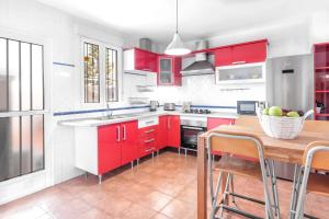 Kuchyň nebo kuchyňský kout v ubytování Casa Aloe Pro