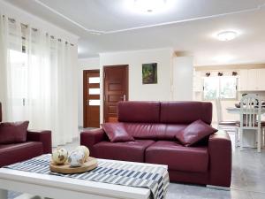 A seating area at Casa Julia 2 gran piso vistas playa Las Teresitas 4 pax