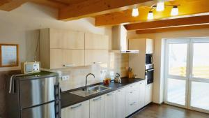 Köök või kööginurk majutusasutuses Bílá hora Štramberk
