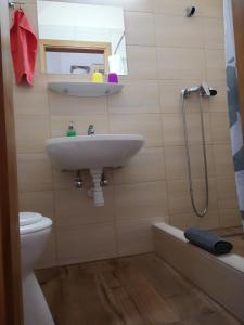 Koupelna v ubytování Hotel Amarillis