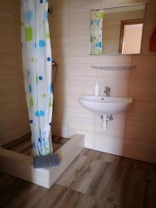 Ein Badezimmer in der Unterkunft Hotel Amarillis