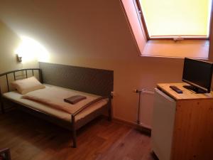 Postel nebo postele na pokoji v ubytování Hotel Amarillis