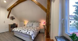 Postel nebo postele na pokoji v ubytování Lina Rooms Hostel