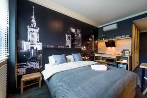 Posteľ alebo postele v izbe v ubytovaní My Beloved Warsaw