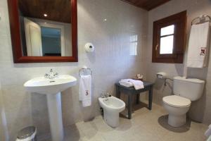 Koupelna v ubytování Hotel Poldo