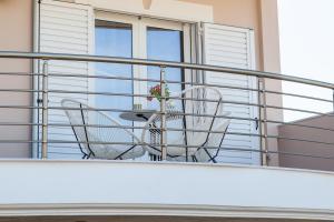 Balkón nebo terasa v ubytování John Apartments