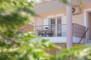Balkón nebo terasa v ubytování John Apartments