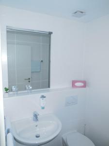 Koupelna v ubytování Hotel Garni am Hechenberg
