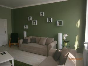 Posezení v ubytování HEMNES Apartman