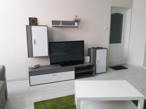 TV a/nebo společenská místnost v ubytování HEMNES Apartman