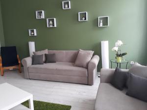Posezení v ubytování HEMNES Apartman