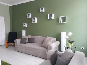 Posezení v ubytování HEMNES Apartman